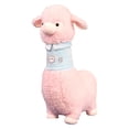 thumbnail image 2 of Adornos decorativos de sofá de alpaca de peluche de dibujos animados para niños, adultos y bebés. Rosa, 2 of 9