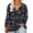 Eyelet Camo, variant on Plus Size Shirts For Women Long Sleeves 4X V Neck Eyelet Camo Print Camouflage Pattern T Shirt Fall Autumn Winter Casual Loose Fit T-Shirt Green 4XL