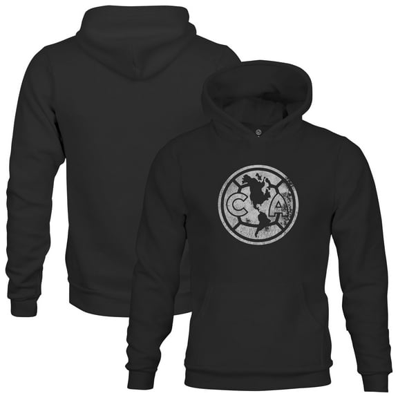 Youth-1863FC  Black Club America Pullover Hoodie