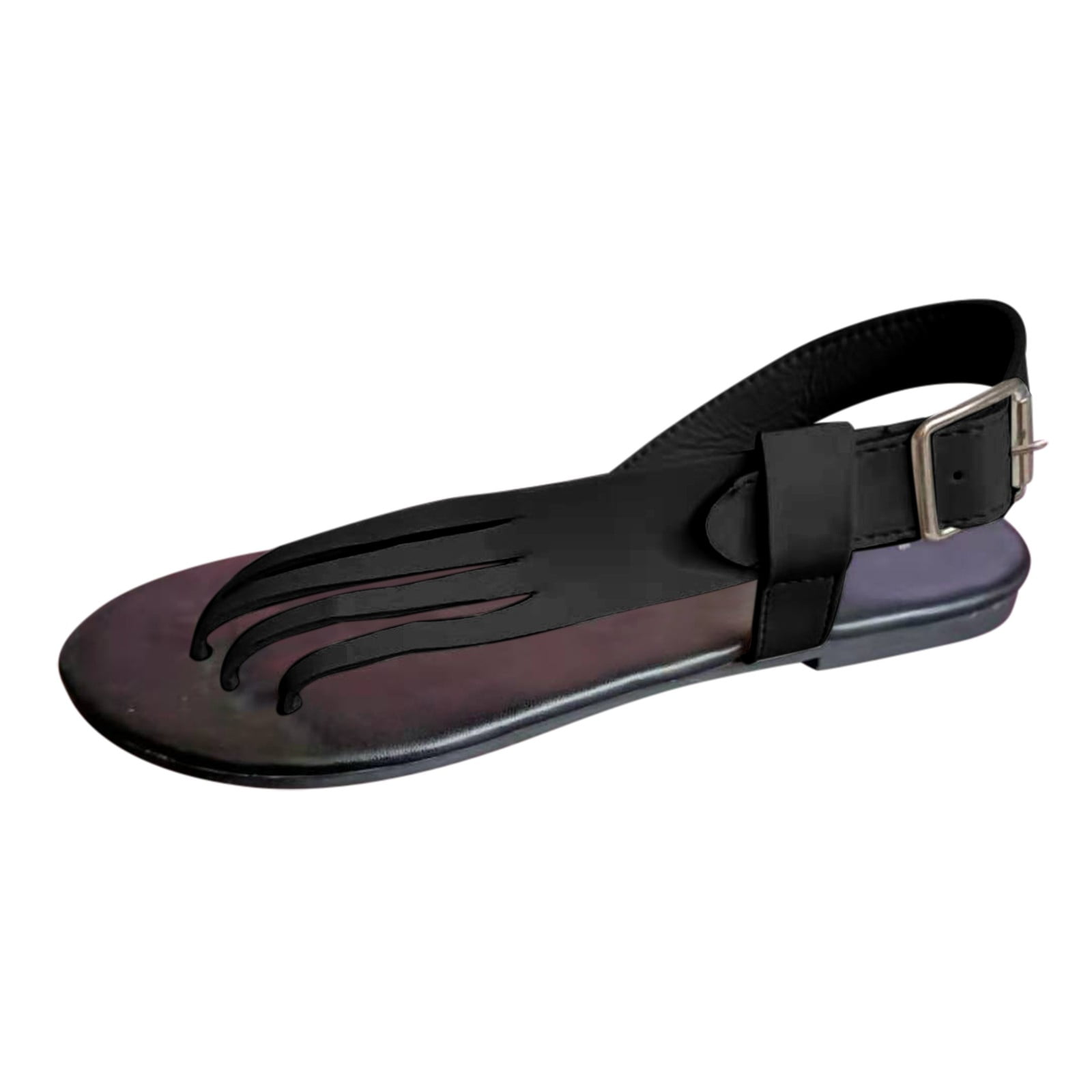 Women Platform Thick Summer Flip Flop Shoes Roman Casual Flying Woven Mesh Flock Sandals Mesh Sandals