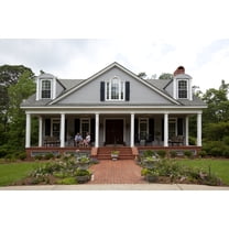Print: Billy Carson Bond And His Wife Evelyn Sitting On The Porch With