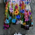 thumbnail image 2 of Robes Grande Taille pour Femmes Mode Grande Taille Vintage Vacances Floral Manches 3/4 Robes Vintage Robes Grande Taille pour Femmes Robes pour Femmes Grande Taille Femmes Robes Grande Taille, 2 of 5