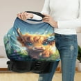 thumbnail image 5 of Renewold Cute Highland Cow Baby Car Seat Covers High Chair Canopy Shopping Cart Cover, Baby Breastfeeding Cover for Mothers, 5 of 6