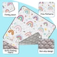 thumbnail image 6 of FUGWU Baby Play Mat for Floor, Fits 71x59 Playpen,Machine Washable, Non-Slip & Soft Crawling Mat for Infants(Rainbow), 6 of 7