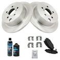 thumbnail image 2 of TRQ Rear Premium Posi Ceramic Brake Pad & Rotor Kit w/Chemicals for Subaru BKA16847, 2 of 6