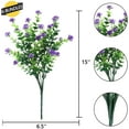 thumbnail image 2 of MAMOWEAR Artificial Daisy Flowers Outdoor Fake Flowers for Decoration No Fade Faux Plastic Flower Garden Porch Window Box Décor, 2 of 6