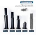 thumbnail image 2 of Metal Adjustable Legs For Table/bed And Sofa/furniture Cabinet Foot Legs, Set Of, 2 of 5