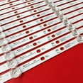 thumbnail image 3 of 12pcs LED Strips for For Hisense H65E3A HZ65AS5 HZ65A55 H65E3A-Y For Sharp LC-65Q7370U LC-65Q7300U LC-65Q7330U LC-65N7004U, 3 of 6