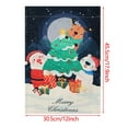 thumbnail image 1 of Decoraciones de Halloween, adornos de Halloween, regalos de Halloween, bandera navideña para jardín vertical de doble cara, decoración navideña para exteriores, una bandera, 1 of 5