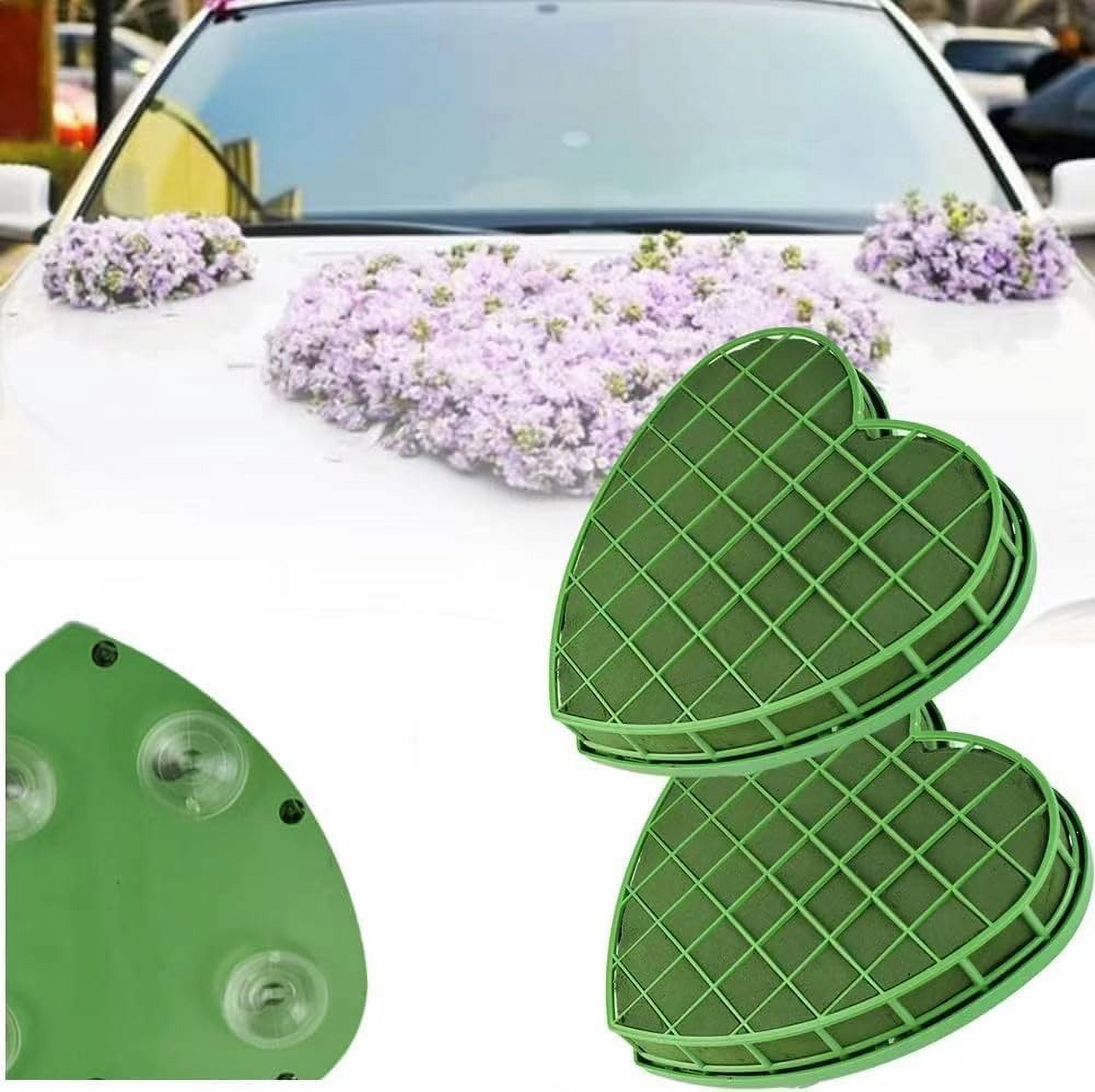 NANAHuang 6 Pack Floral Foam Blocks for Fresh and Artificial Flowers Arrangements Grey Styrofoam Block for Wedding Aisle Flowers Party Decoration Craft (grey-6pack)