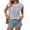 Blue, variant on Women Sweater Vest Sleeveless Knit Round Neck Casual Soft Lightweight Cotton Polyester S-XL