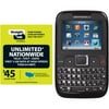 Straight Talk Motorola EX431G Prepaid Cell Phone Bundle with $45 Airtime Card and Bluetooth Headset