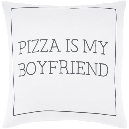Surya Motto Transitional Cotton Throw Pillow Walmart Com Walmart Com