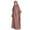 Hot Pink, variant on WhouRiu Girls Solid Long Sleeve Full Cover Robe Middle East Arabian Maxi Dress with Hijab Brown,Sizes 7-8