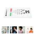 thumbnail image 4 of CCOCC Eye Chart for Testing Double Sided Portable Vision Chart Assorted Color Small Size, 4 of 4