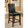 thumbnail image 2 of Furniture of America Rosa 25" Counter Stool in Cherry (Set of 2), 2 of 2