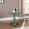 thumbnail image 2 of Best Master Furniture Engineered Wood Round End Table in Antique Teal, 2 of 3