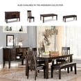 thumbnail image 5 of Signature Design by Ashley Casual Haddigan Dining Bench  Dark Brown, 5 of 7