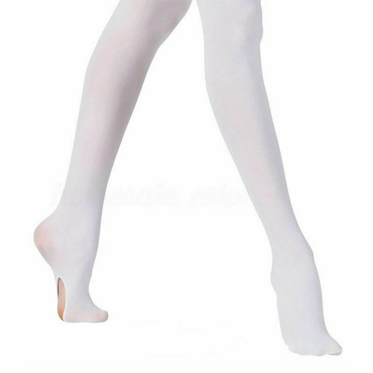 Adult Girl Ballet Dance Stocking Hole Foot Stockings Pantyhose Microfiber  Stocks