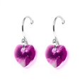 thumbnail image 4 of Set Collar Dije Corte Hearl Aretes Zvezda Plata 0.925 Mujer fucsia Unitalla, 4 of 4