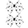 thumbnail image 2 of KAKOWELY 1 par de clips para zapatos con forma de lazo, hebilla para zapatos con lazo y estampado de puntos, adornos para zapatos, 2 of 5