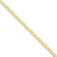 thumbnail image 1 of 14K Yellow Gold 3.35mm Semi-Solid Curb Link Chain, 1 of 4