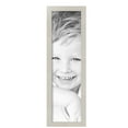 thumbnail image 2 of ArtToFrames 7" x 25" Slanted Lip White Picture Frame, 7x25 inch White Wood Poster Frame (WOM-4825),  Pack, 2 of 7