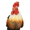 thumbnail image 6 of Rustic Western Country Farm White Breasted Chicken Rooster Figurine, 6 of 9