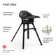 thumbnail image 2 of Trona Stokke Clikk Midnight con bandeja y arnés de 6 a 36 m, 2 of 7