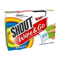 Shout Wipe & Go, Laundry Instant Stain Remover, 12 Wipes