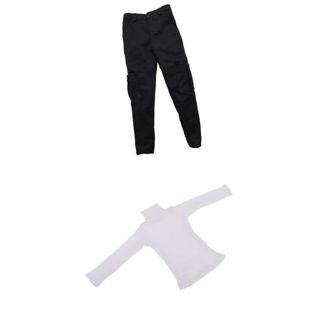 Conjunto para Doll de de Suéter y Pantalón de Muñeca Fashion para Hombre