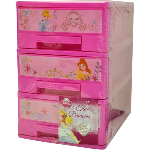 Disney Princess 3 Tier Drawers Walmart Com Walmart Com