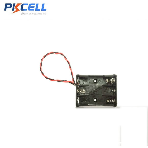 PKCELL 3 x AAA avec Fils de Stockage de Batterie en Plastique 1PC
