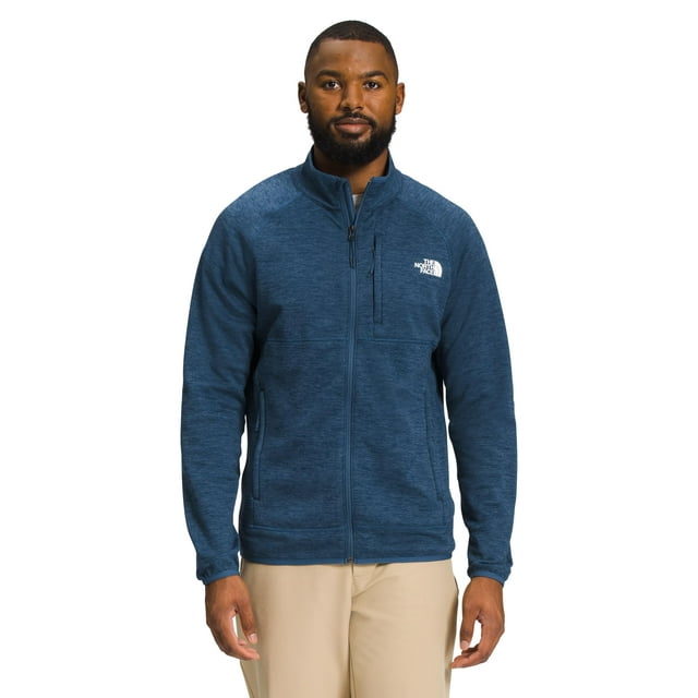 Chaqueta The North Face para hombre Canyonlands con cierre completo, color azul oscuro