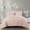 Blush/White, variant on Chezmoi Collection 3-Piece Micromink Sherpa Down Alternative Comforter Set