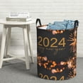 thumbnail image 6 of Fuzoiu HAPPY NEW YEAR 2024 Print Circular Hamper,Laundry Basket with Handle,Collapsible Laundry,Dirty Clothes Storage Basket,for Bedroom Bathroom Dorm Living Room-Small, 6 of 6