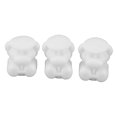 thumbnail image 2 of Molde para hielo, 3 piezas, molde para pudín con forma de oso, molde para hielo con forma de oso, instalación sencilla, 2 of 14