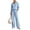 Sky Blue, variant on Sweatsuits For Womens 2 Piece Y2k Hoodie Baggy Sweatpants Fall Winter Lounge Track Suit Lightweight Casual Jogger Set