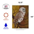 thumbnail image 2 of Toland Home Garden Night Owl Bird Fall Flag Double Sided 12x18 Inch, 2 of 5