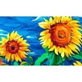 thumbnail image 2 of CafePress - Sunflowers Painting Wall Decal - 20x12 Wall Decal, 2 of 3