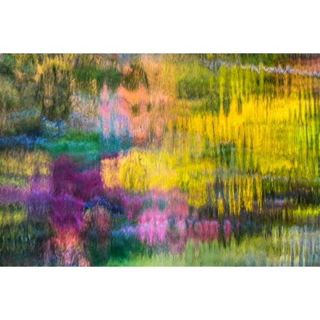 Colorful Reflections V, Fine Art Photograph By: Kathy Mahan; One 36x24in Fine Art Paper Giclee