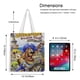 thumbnail image 5 of Scooby Doo Pirates Bolso de tela con estampado de lienzo para mujer, bolsa de compras reutilizable y estética, con cremallera interior, regalo para mujer,40*40cm., 5 of 6