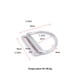 thumbnail image 2 of Eigraketly 2 uds D anillo hebilla Hardware bolsas monedero Metal suministros accesorio cincha soldada cierre plata cinturón manija hombro Deportes acuáticos, 2 of 6