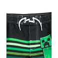 thumbnail image 3 of Minecraft Creeper Zombie Steve UPF 50+ Swim Trunks Little Kid to Big Kid, 3 of 5