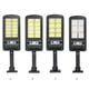thumbnail image 4 of Wosthever 160 COB Solar LED Farola Impermeable PIR Sensor de movimiento Lámpara de control remoto inteligente 1200W Jardín exterior Luz de pared de Iluminación y accesorios lámpara de rejilla 10 Wosthever HA005678-02B, 4 of 6