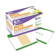 5th Grade Math Flashcards: 240 Flashcards for Improving Math Skills (Decimals, Fractions, Percents, Adding and Subtracting Fractions, Geometry)