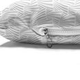 thumbnail image 4 of Abstract Pet Bed, Soft Tone Geometric Snail Inspired Spiral Swirls Illustration Repetitive, Resistant Pad for Dogs and Cats Cushion with Removable Cover, 24" x 39", Pale Grey and White, by Ambesonne, 4 of 4