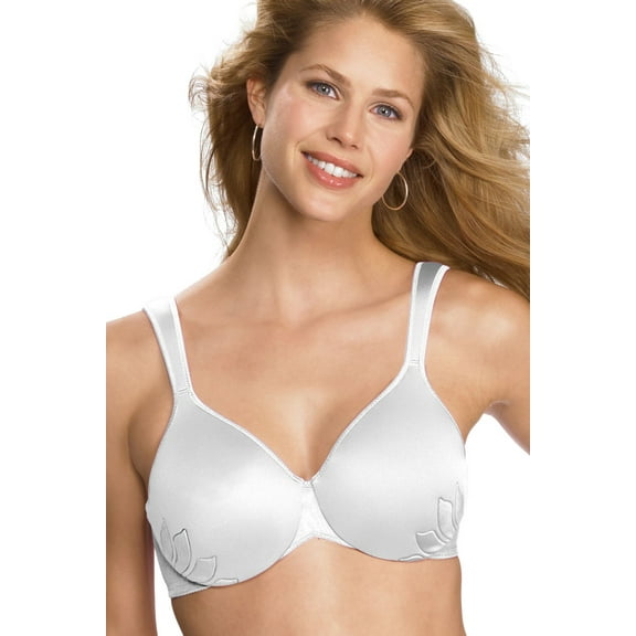 Women's Bali 3353 Live It Up Seamless Underwire Bra (White 42DD)