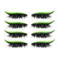 thumbnail image 2 of Delineador de ojos y de pestañas reutilizables autoadhesivas hechas a mano, se pueden enjuagar fácilmente con desmaquillador, aceites corporal Fluorescencia Baoblaze Eyeliner Eyelash Stickers, 2 of 8