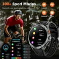 thumbnail image 3 of Mingdaln Military Smartwatch for Men, 55MM with Bluetooth Answer Make Calls/120+ Sport Mode/30-Day Standby, Rugged Smartwatch fits for Android and iPhone Devices, 3 of 6